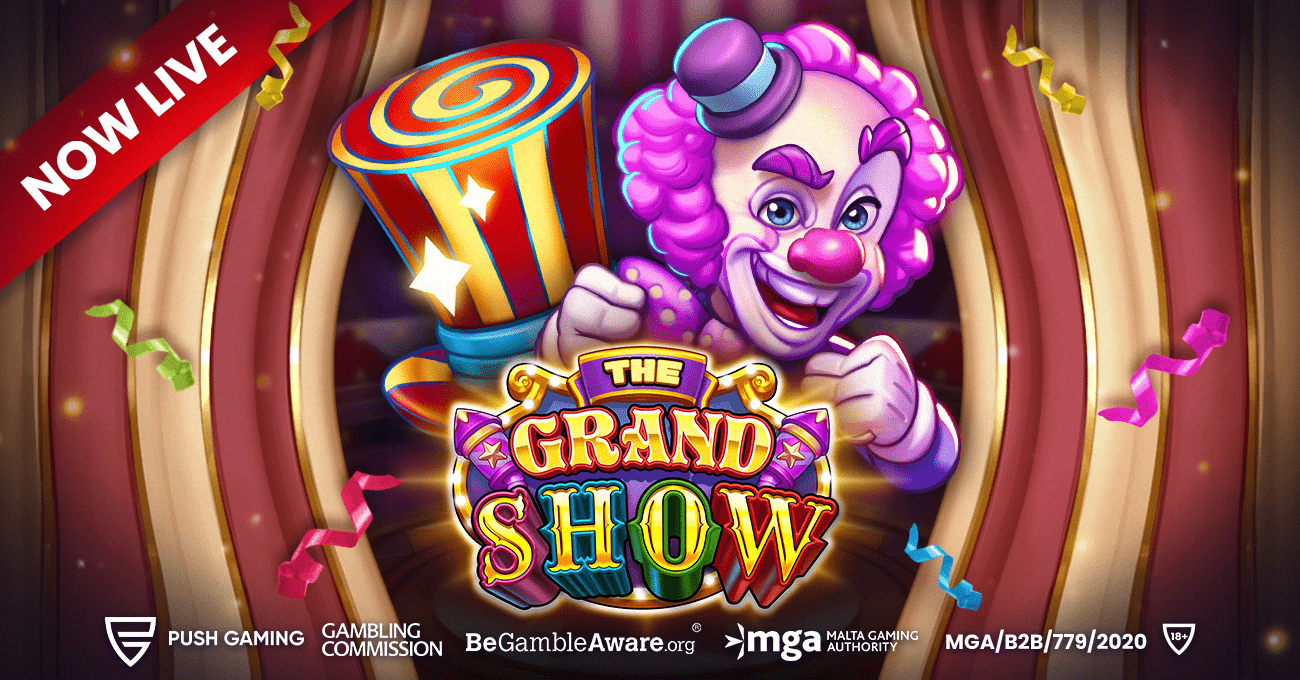 Push Gaming packs features galore into the big top in The Grand Show