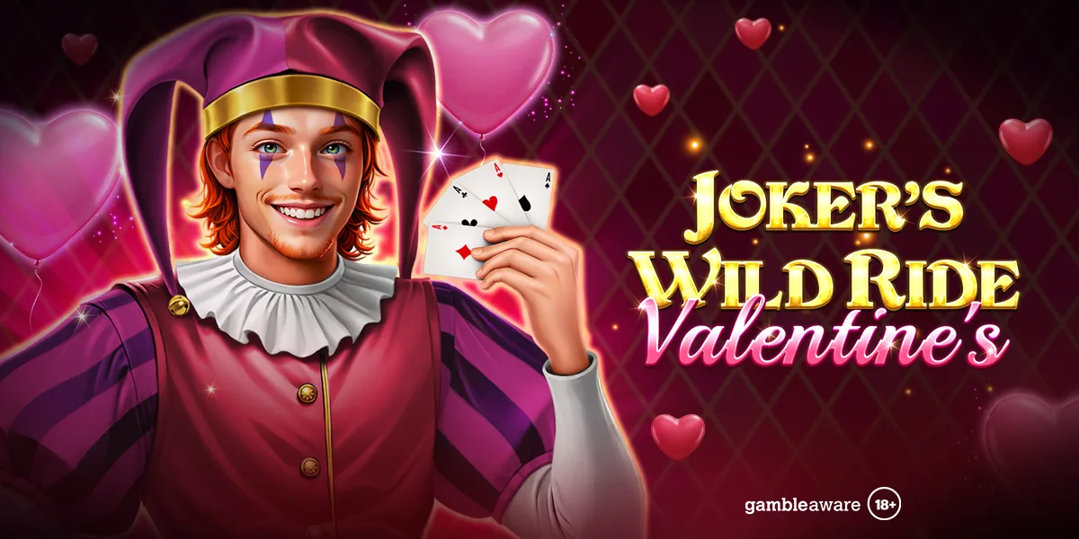 Spinomenal unveils Joker’s Wild Ride – Valentine’s slot